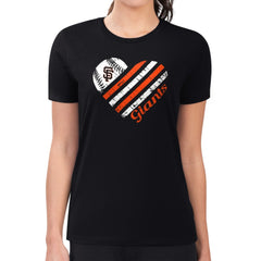 San Francisco Giants G-III 4Her by Carl Banks Women's Super-Slim Fit Lightweight Heart Graphic T-Shirt Sale