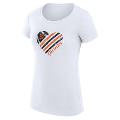 San Francisco Giants G-III 4Her by Carl Banks Women's Super-Slim Fit Lightweight Heart Graphic T-Shirt Discount