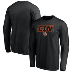 Cincinnati Bengals Squad Throwbacks Long Sleeve T-Shirt - Black - NFL
