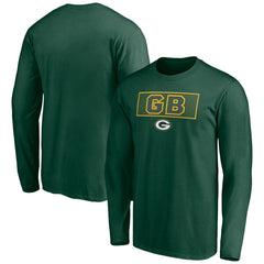 Green Bay Packers Squad Throwbacks Long Sleeve T-Shirt - Green - NFL