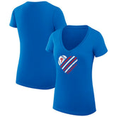 Philadelphia Phillies G-III 4Her by Carl Banks Women's Super-Slim Fit Lightweight Heart V-Neck T-Shirt Discount