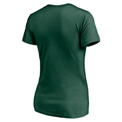 Green Bay Packers Women's Depth Chart V-Neck T-Shirt - Green - NFL