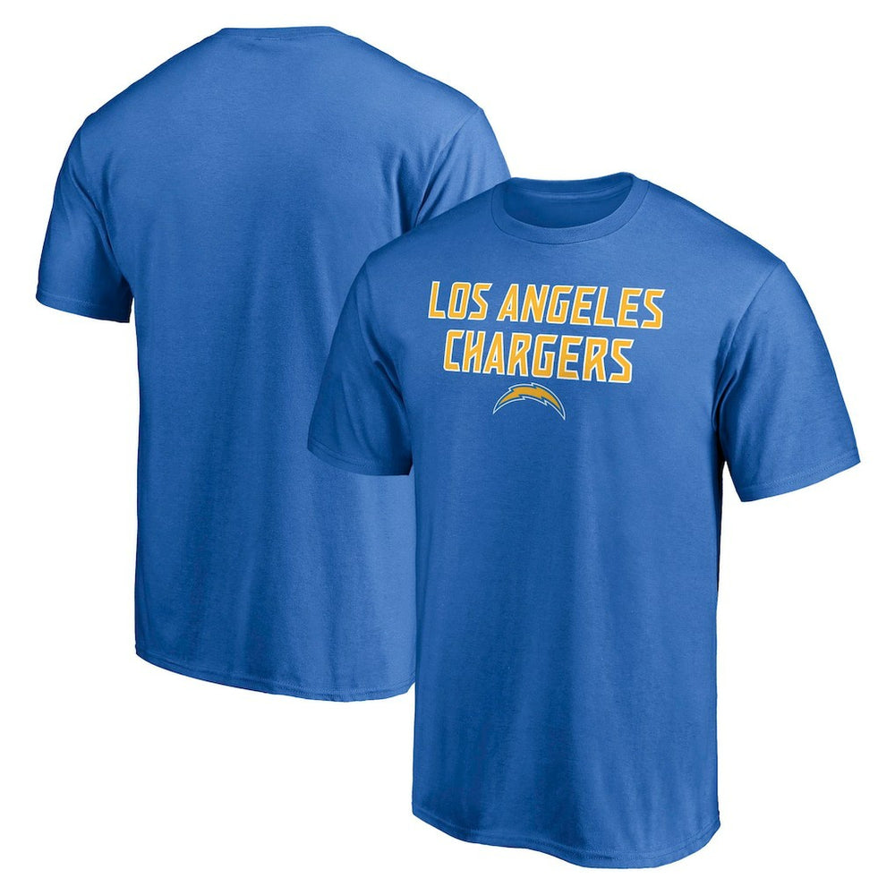 Los Angeles Chargers Game Day Stack T-Shirt - Powder Blue - NFL