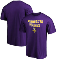 Minnesota Vikings Game Day Stack T-Shirt - Purple - NFL
