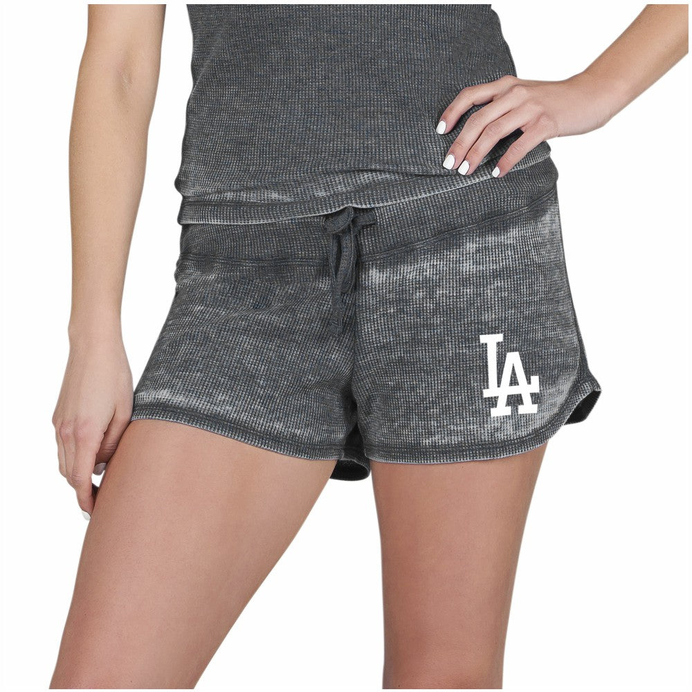 Los Angeles Dodgers Concepts Sport Women's Resurgence Waffle Knit Shorts Outlet