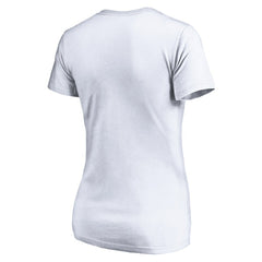 Los Angeles Chargers Women's Mascot In Bounds V-Neck T-Shirt - White - NFL