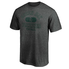 Green Bay Packers Varsity Issued Throwback T-Shirt - Heather Charcoal - NFL