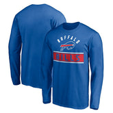 Buffalo Bills Team Arch Knockout Long Sleeve T-Shirt - Royal - NFL
