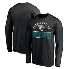 Jacksonville Jaguars Team Arch Knockout Long Sleeve T-Shirt - Black - NFL