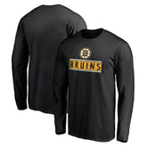 Boston Bruins Team Arch Knockout Long Sleeve T-Shirt - Black | NHL sale