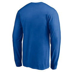 St. Louis Blues Team Arch Knockout Long Sleeve T-Shirt - Blue | NHL online