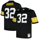 Franco Harris Pittsburgh Steelers Big & Tall 1976 Legacy Retired Player Jersey - Black - Mitchell & Ness