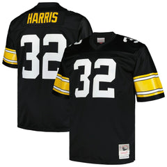 Franco Harris Pittsburgh Steelers Big & Tall 1976 Legacy Retired Player Jersey - Black - Mitchell & Ness