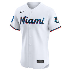 Miami Marlins Nike Home Elite Patch Jersey Online