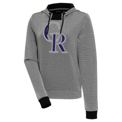 Colorado Rockies Antigua Women's Axe Bunker Tri-Blend Pullover Hoodie Sale