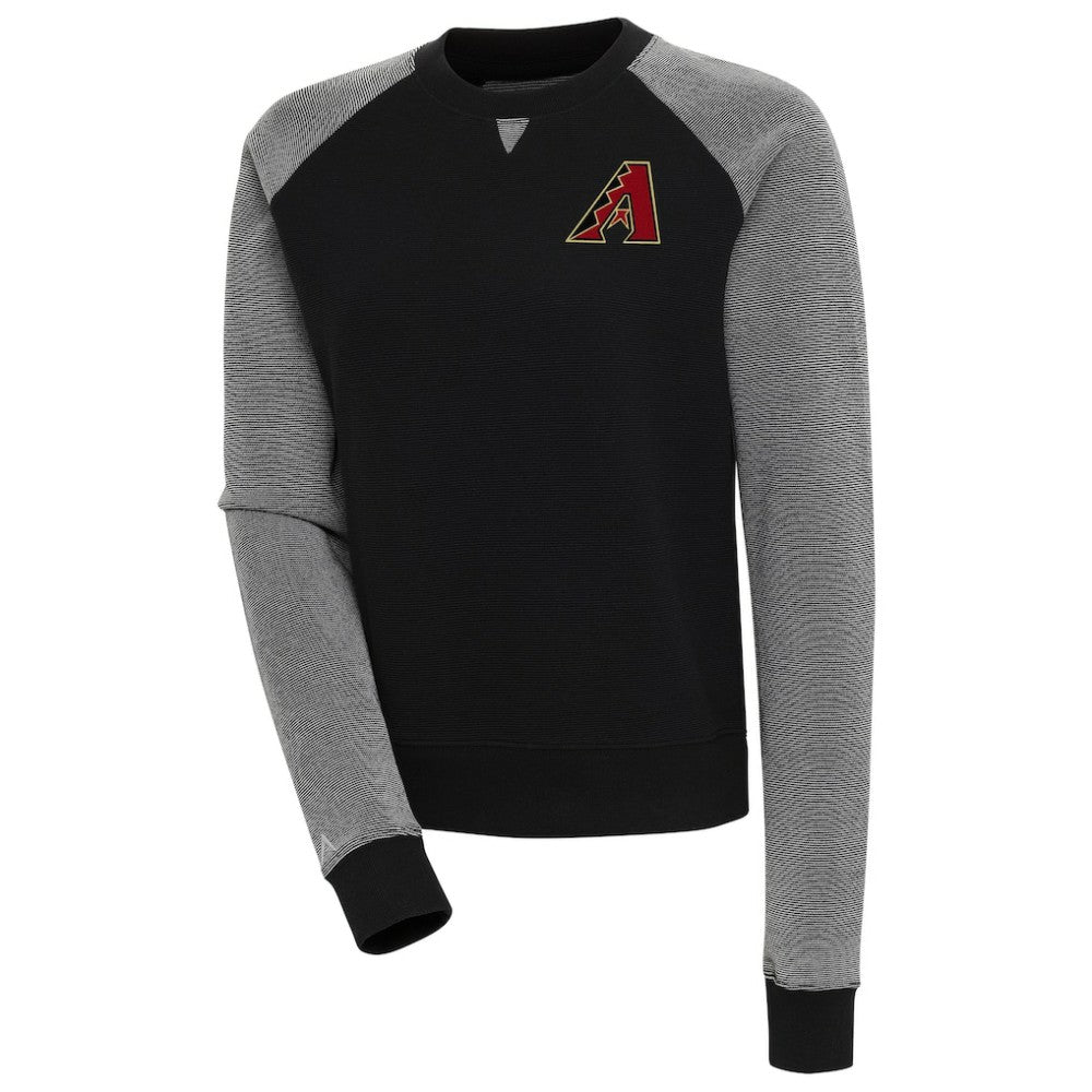 Arizona Diamondbacks Antigua Women's Flier Bunker Tri-Blend Pullover Sweatshirt Discount