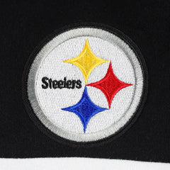 Pittsburgh Steelers Antigua Women's Wicket Pullover Hoodie - Black - NFL