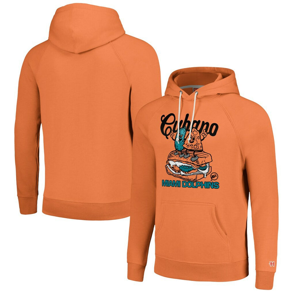 Miami Dolphins Homage Unisex NFL x Guy Fieri’s Flavortown Tri-Blend Pullover Hoodie - Gray - NFL