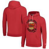 Tampa Bay Buccaneers Homage Unisex NFL x Guy Fieri’s Flavortown Tri-Blend Pullover Hoodie - Red - NFL