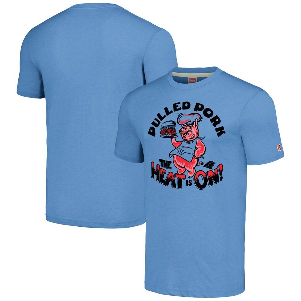 Carolina Panthers Homage Unisex NFL x Guy Fieri’s Flavortown Tri-Blend T-Shirt - Light Blue - NFL