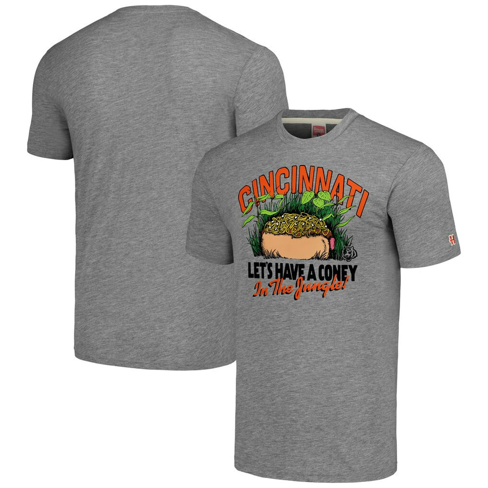 Cincinnati Bengals Homage Unisex NFL x Guy Fieri’s Flavortown Tri-Blend T-Shirt - Gray - NFL