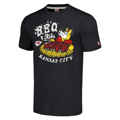 Kansas City Chiefs Homage Unisex NFL x Guy Fieri’s Flavortown Tri-Blend T-Shirt - Charcoal - NFL