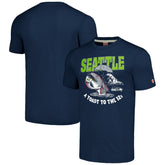 Seattle Seahawks Homage Unisex NFL x Guy Fieri’s Flavortown Tri-Blend T-Shirt - Navy - NFL
