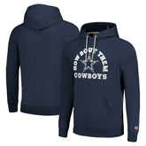 Dallas Cowboys Homage Unisex Hyperlocal Raglan Pullover Hoodie - Navy - NFL