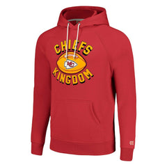Kansas City Chiefs Homage Unisex Hyperlocal Raglan Pullover Hoodie - Red - NFL