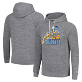 Los Angeles Chargers Homage Unisex Hyperlocal Raglan Pullover Hoodie - Gray - NFL