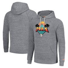 Miami Dolphins Homage Unisex Hyperlocal Raglan Pullover Hoodie - Gray - NFL