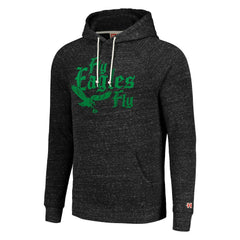 Philadelphia Eagles Homage Unisex Hyperlocal Raglan Pullover Hoodie - Charcoal - NFL