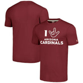 Arizona Cardinals Homage Unisex The NFL ASL Collection by Love Sign Tri-Blend T-Shirt - Cardinal - NFL