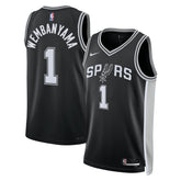 Nike Victor Wembanyama San Antonio Spurs Unisex 2023 NBA Draft First Round Pick Swingman Jersey Icon Edition Black
