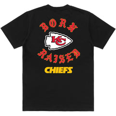 Kansas City Chiefs Born x Raised Unisex T-Shirt - Black - NFL