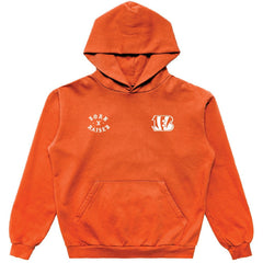 Cincinnati Bengals Born x Raised Unisex Pullover Hoodie - Orange - NFL