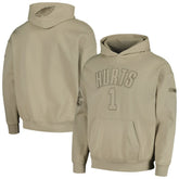 Jalen Hurts Philadelphia Eagles Pro Standard Player Name & Number Pullover Hoodie - Tan - NFL