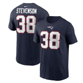 Rhamondre Stevenson New England Patriots Player Name & Number T-Shirt - Navy - Nike