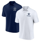 Dallas Cowboys Throwback Polo Combo Set - White - Fanatics