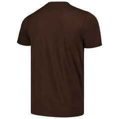 Myles Garrett Cleveland Browns Homage Unisex Caricature Player Tri-Blend T-Shirt - Heathered Brown - NFL