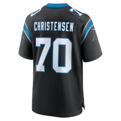 Brady Christensen Carolina Panthers Team Game Jersey - Black - Nike