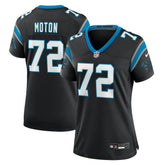 Taylor Moton Carolina Panthers Women's Team Game Jersey - Black - Nike