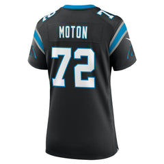 Taylor Moton Carolina Panthers Women's Team Game Jersey - Black - Nike