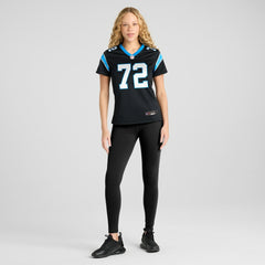 Taylor Moton Carolina Panthers Women's Team Game Jersey - Black - Nike