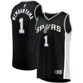 Fanatics Victor Wembanyama San Antonio Spurs Fast Break Replica Jersey Icon Edition Black