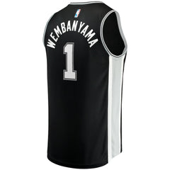 Fanatics Victor Wembanyama San Antonio Spurs Fast Break Replica Jersey Icon Edition Black