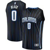 Fanatics Anthony Black Orlando Magic Fast Break Replica Jersey Icon Edition Black