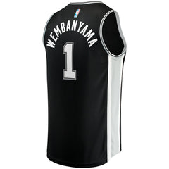 Fanatics Victor Wembanyama San Antonio Spurs Youth Fast Break Replica Jersey Icon Edition Black