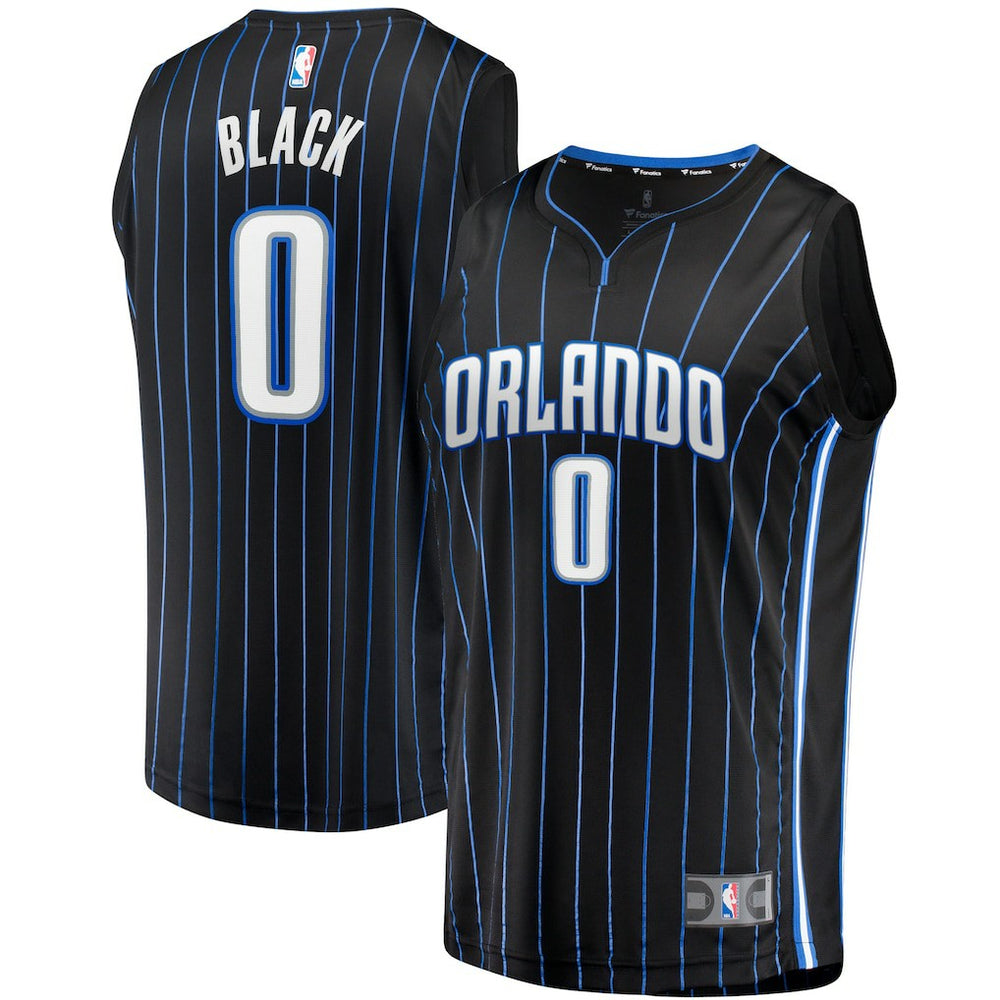 Fanatics Anthony Black Orlando Magic Youth Fast Break Replica Jersey Icon Edition Black