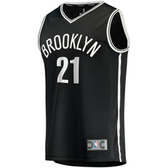 Fanatics Noah Clowney Brooklyn Nets Youth Fast Break Replica Jersey Icon Edition Black